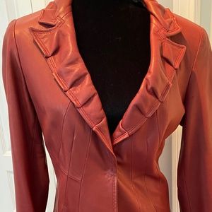 Elie Tahari Leather Jacket